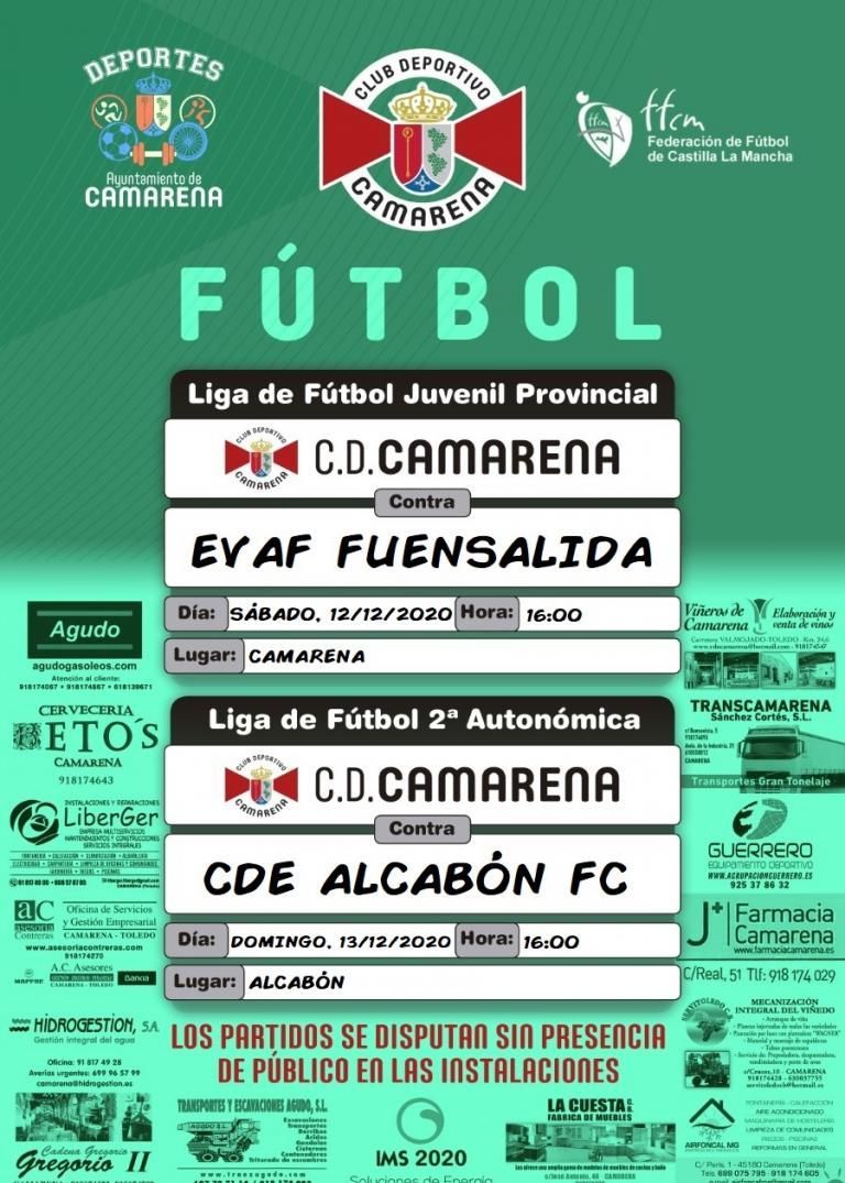 PARTIDOS DE FÚTBOL JUVENIL Y SENIOR