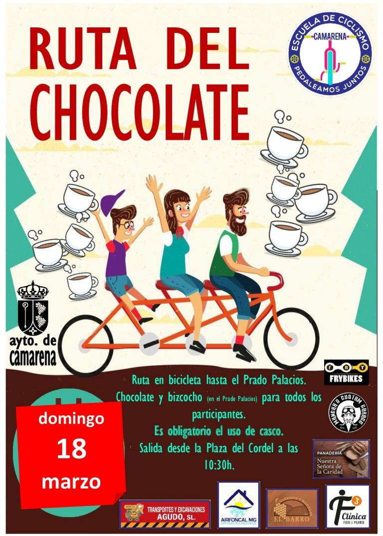 RUTA DEL CHOCOLATE APLAZADA