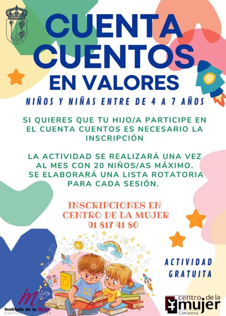 CUENTA CUENTOS EN VALORES