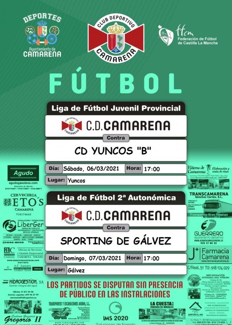 PARTIDOS DE FÚTBOL JUVENIL Y SENIOR