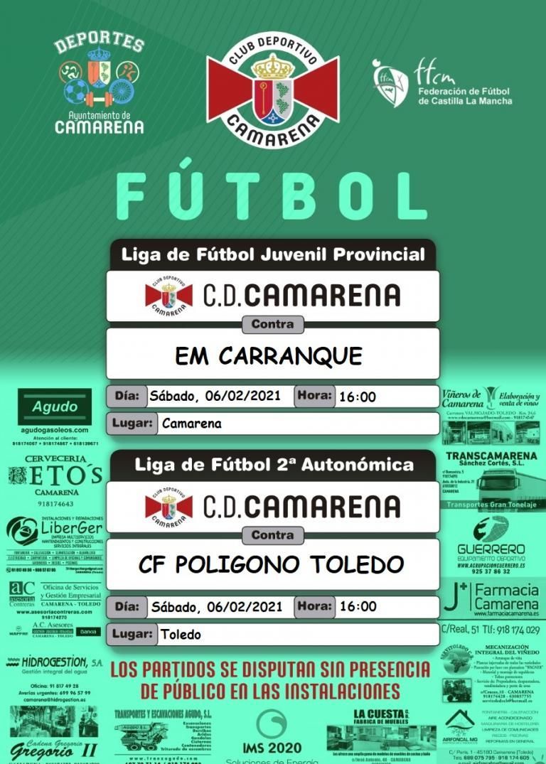 PARTIDOS DE FÚTBOL JUVENIL Y SENIOR