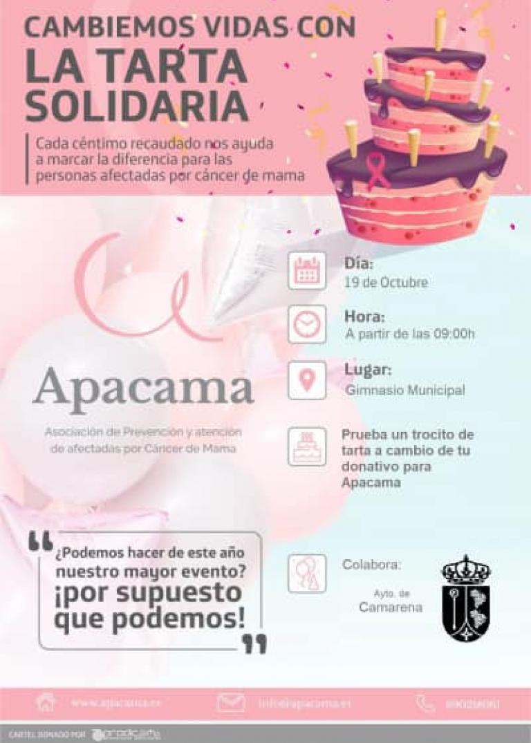Cartel tarta solidaria