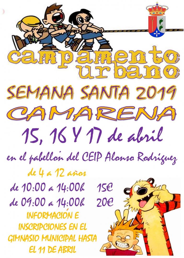 CAMPAMENTO URBANO DE SEMANA SANTA