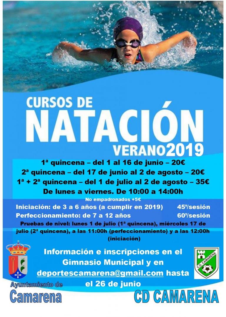 CURSOS DE NATACIÓN 2019