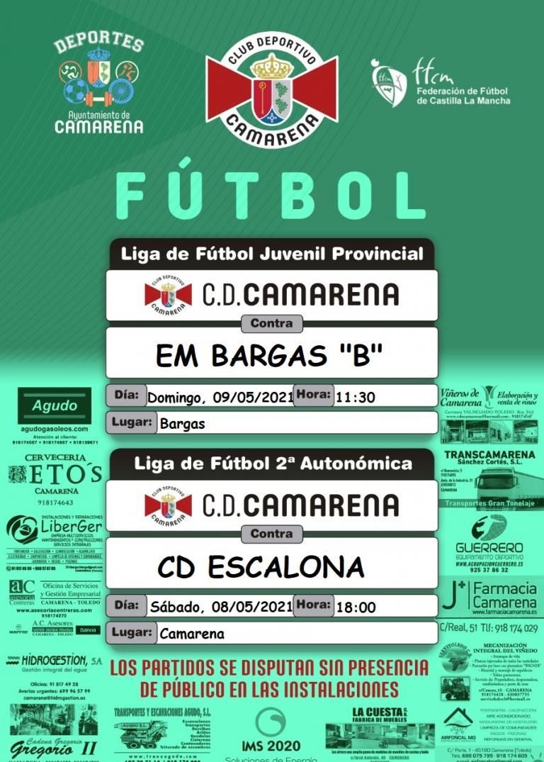 PARTIDOS DE FÚTBOL JUVENIL Y SENIOR