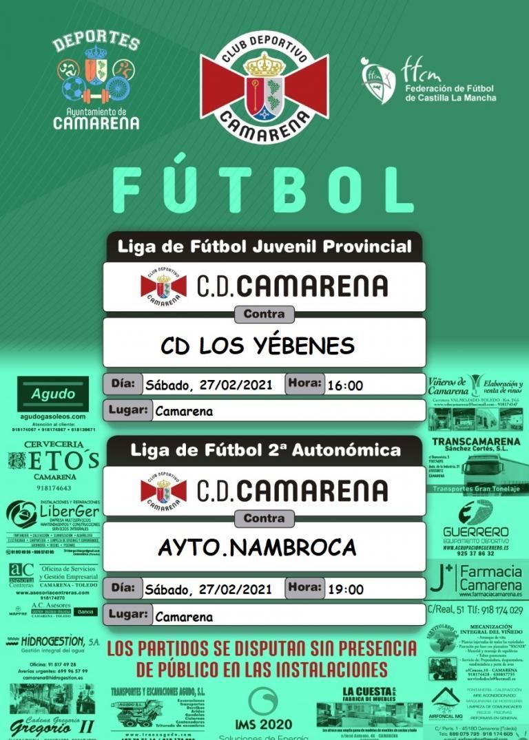 PARTIDOS DE FÚTBOL JUVENIL Y SENIOR