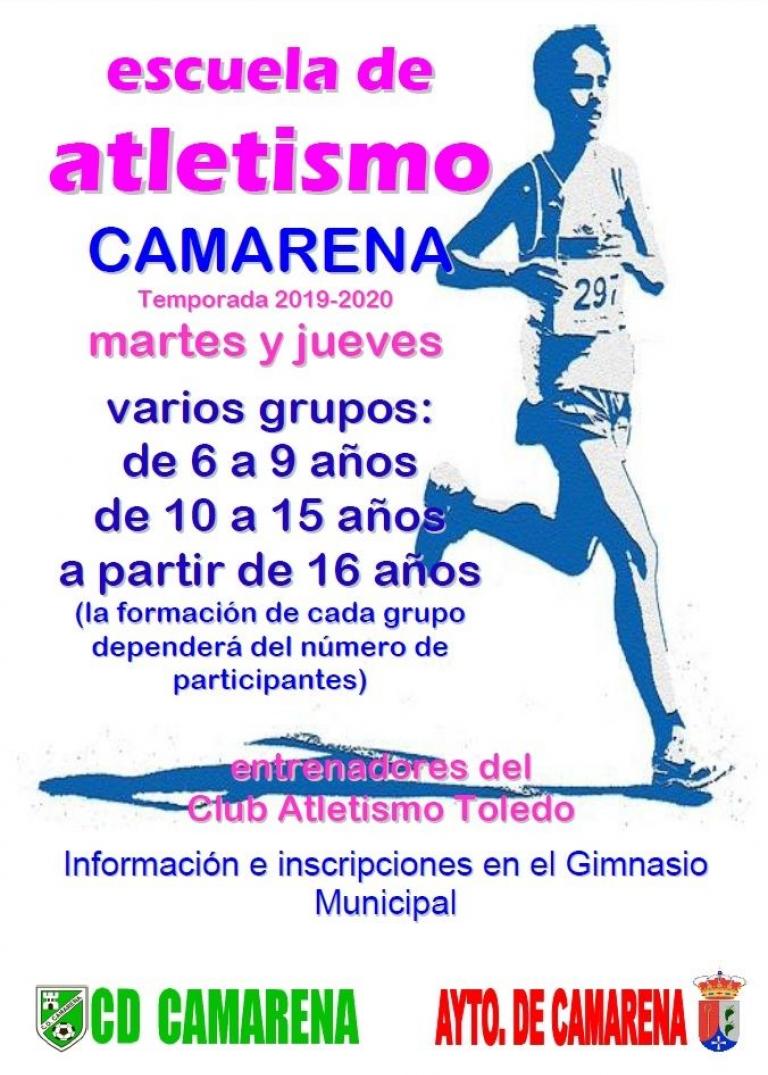 ESCUELA DE ATLETISMO CAMARENA 2019/2020