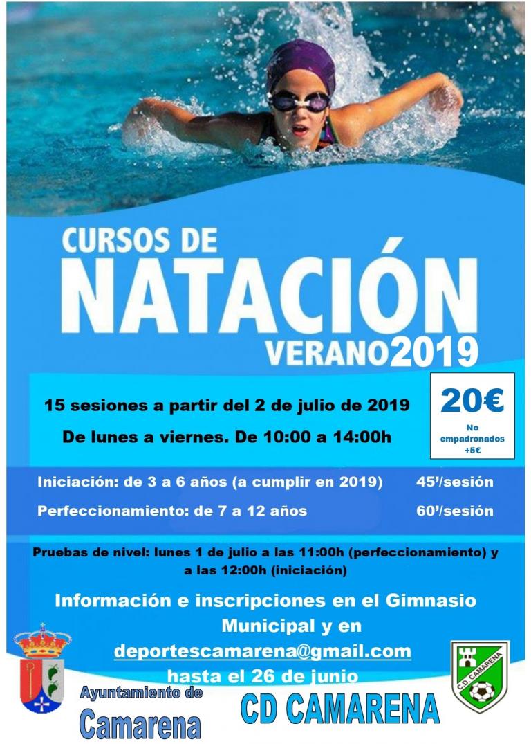 CURSOS DE NATACIÓN 2019
