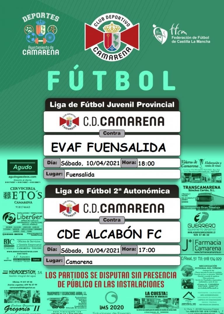 PARTIDOS DE FÚTBOL JUVENIL Y SENIOR