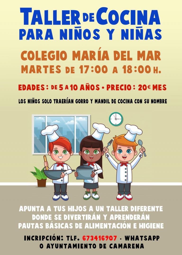 TALLER DE COCINA PARA NIÑ@S