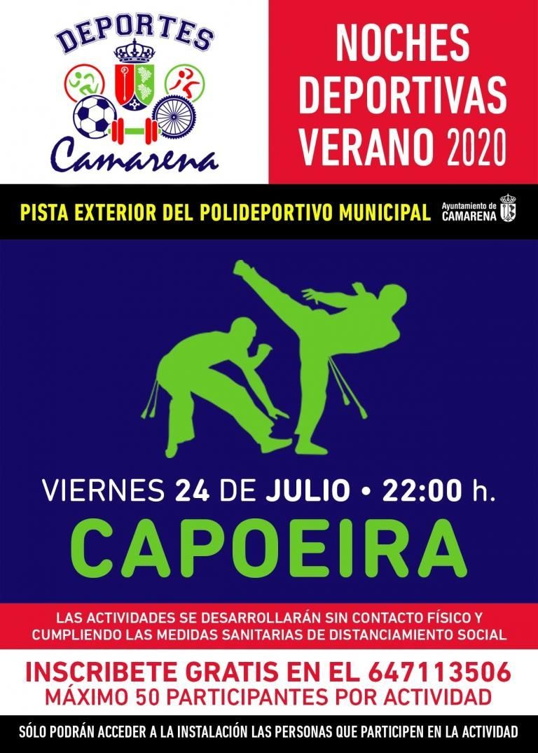 NOCHES DEPORTIVAS VERANO 2020: CAPOEIRA