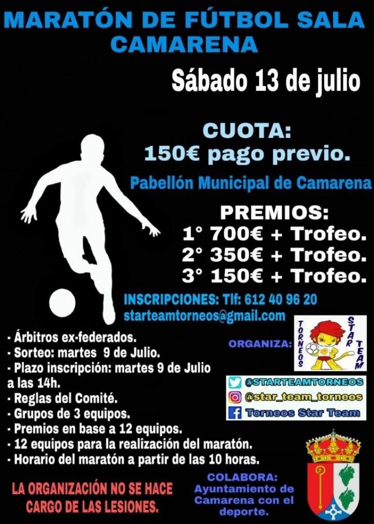 MARATÓN FÚTBOL SALA CAMARENA