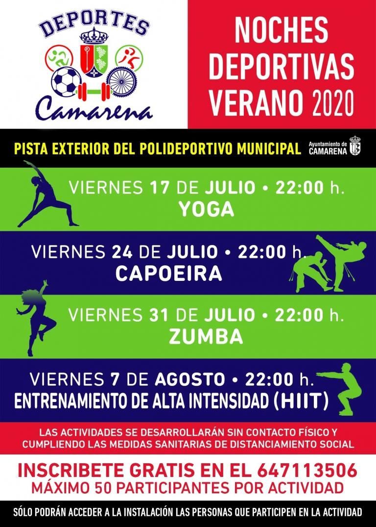 NOCHES DEPORTIVAS VERANO 2020
