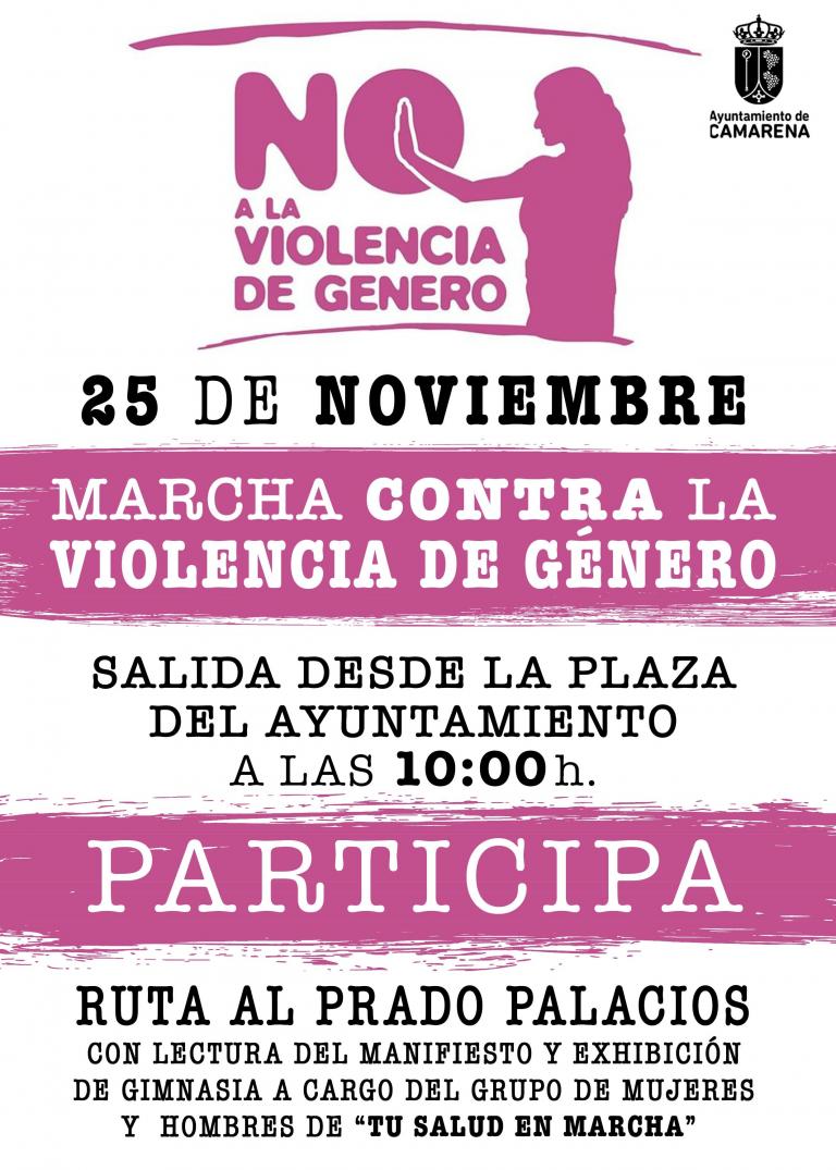 MARCHA CONTRA LA VIOLENCIA DE GÉNERO