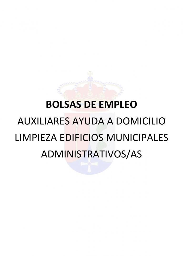 BOLSAS DE EMPLEO