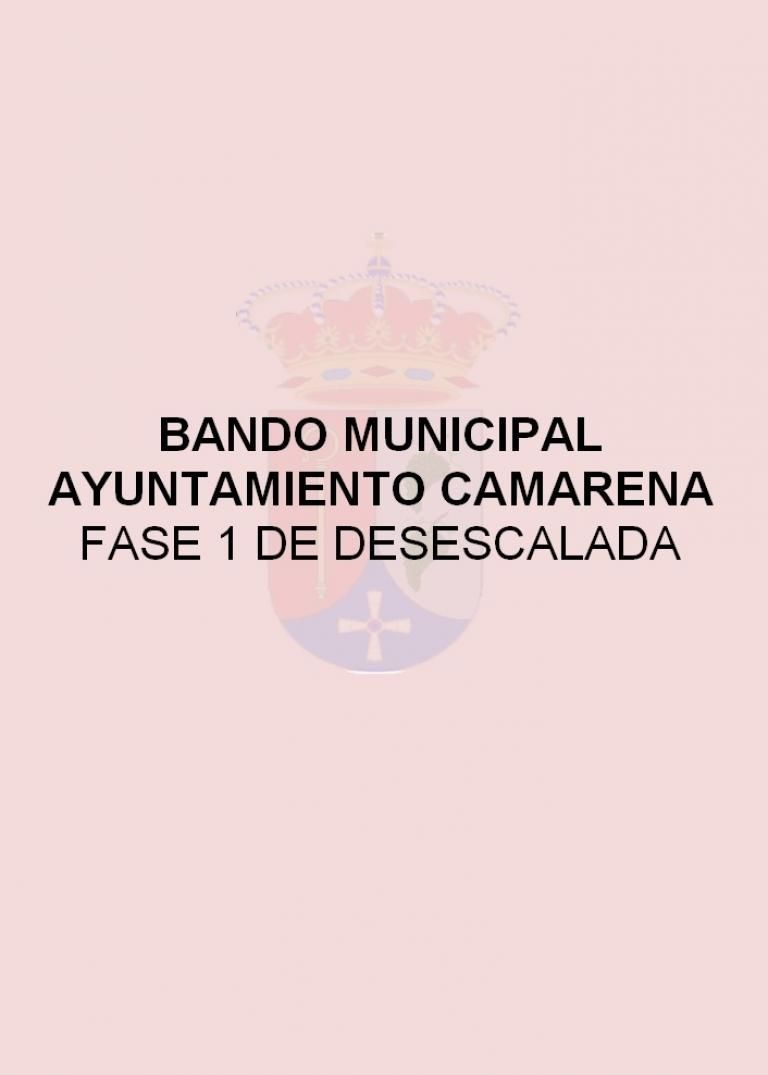 BANDO - FASE 1 DE DESESCALADA