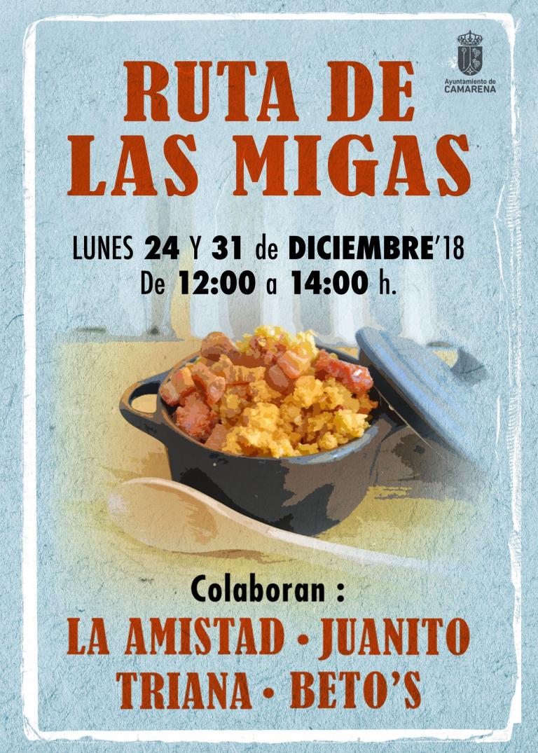 RUTA DE LAS MIGAS 2018