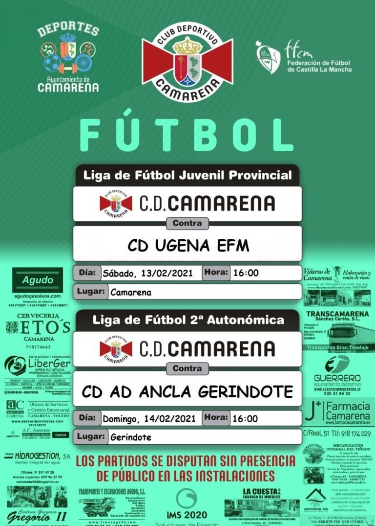 PARTIDOS DE FÚTBOL JUVENIL Y SENIOR