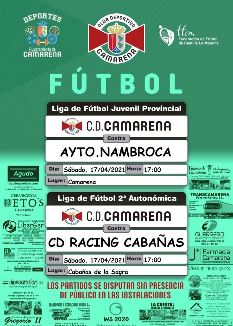 PARTIDOS DE FÚTBOL JUVENIL Y SENIOR