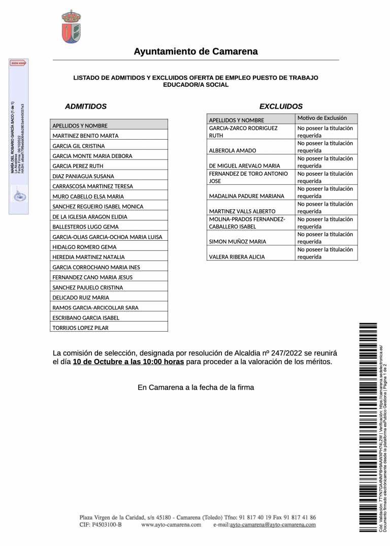 listado 