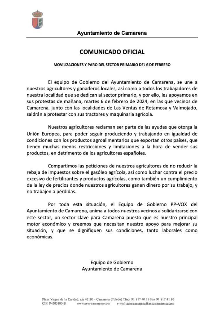 COMUNICADO