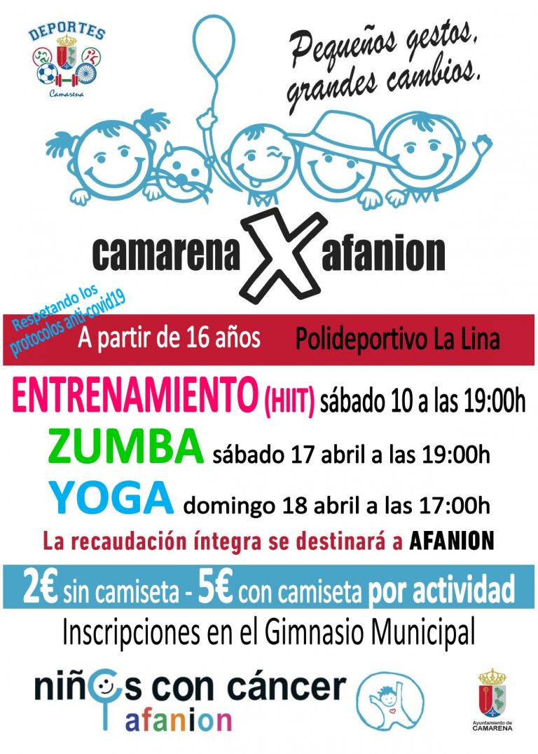 ACTIVIDADES DEPORTIVAS CAMARENA X AFANION
