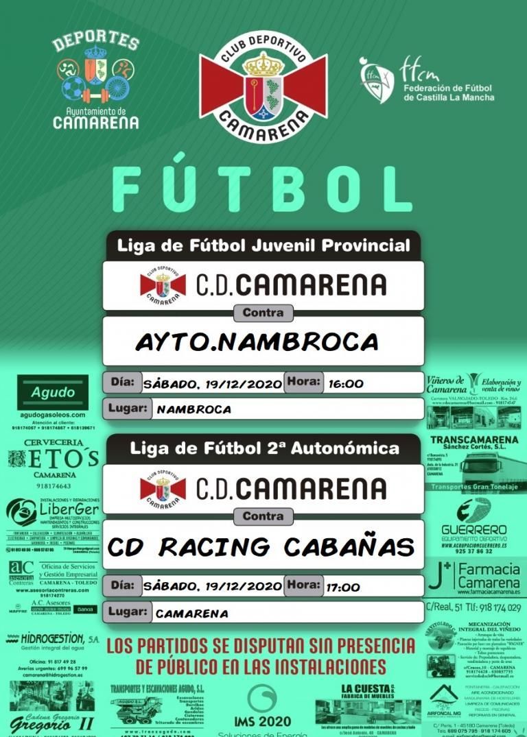 PARTIDOS DE FÚTBOL JUVENIL Y SENIOR