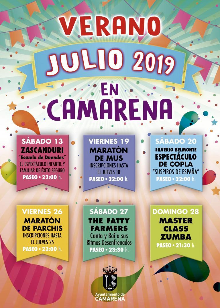 FESTEJOS JULIO 2019
