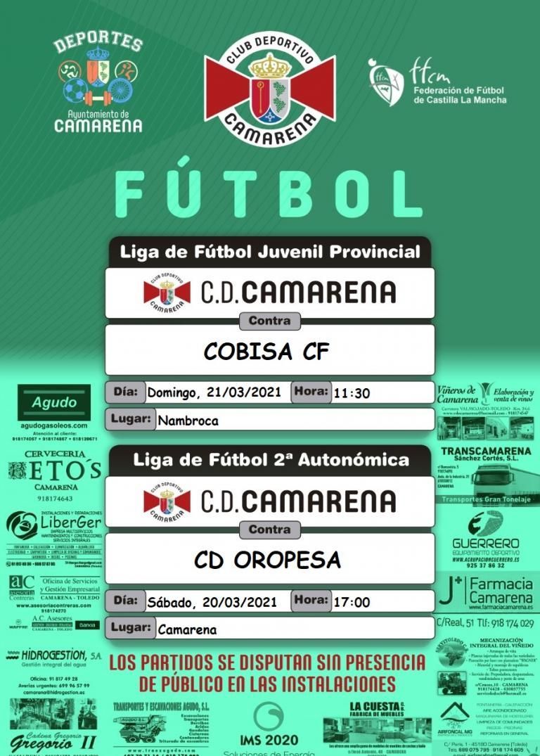 PARTIDOS DE FÚTBOL JUVENIL Y SENIOR