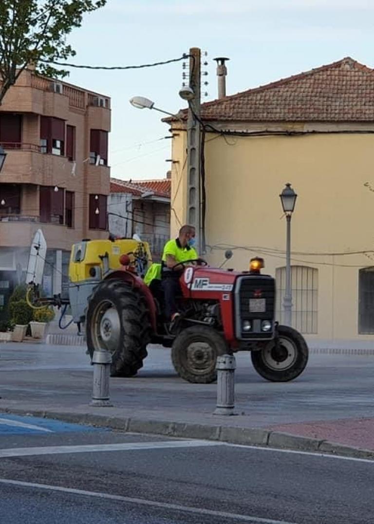 DESINFECCIÓN DE LA VÍA PÚBLICA