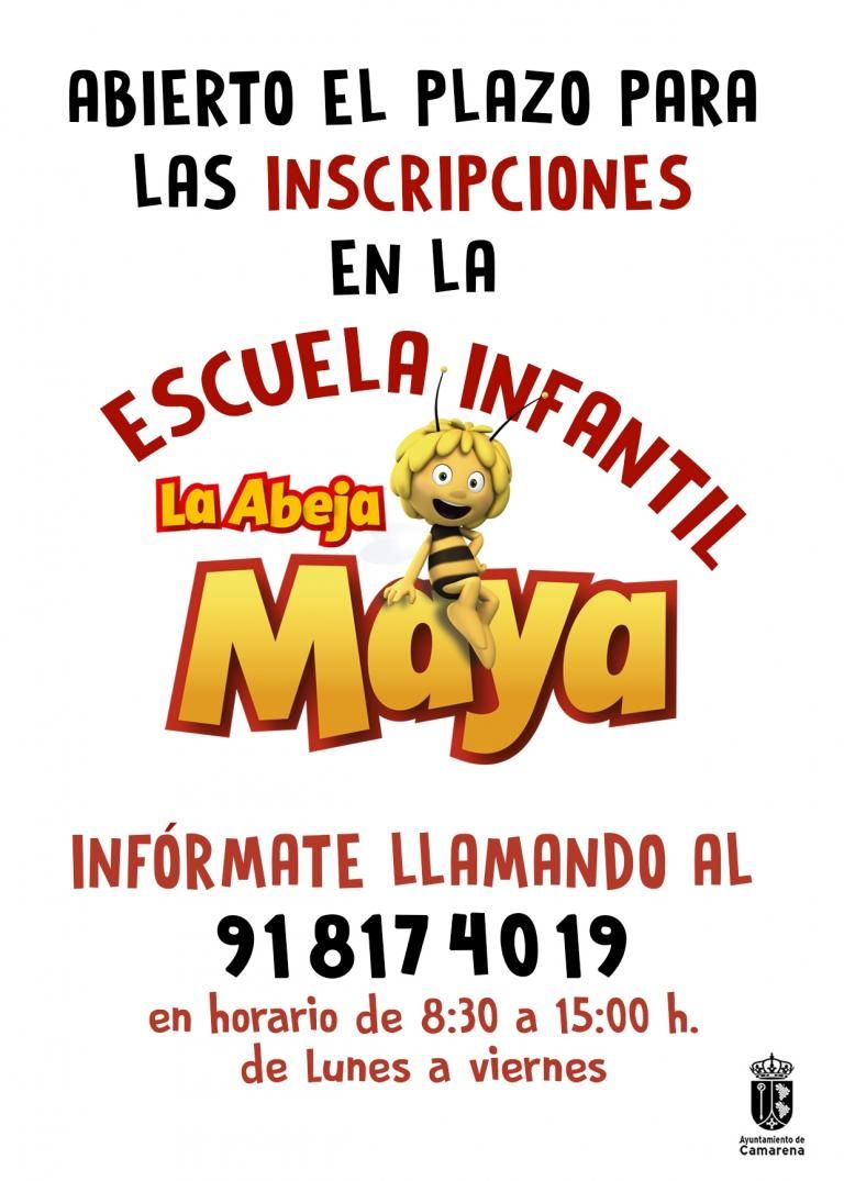 INSCRIPCIONES ESCUELA INFANTIL LA ABEJA MAYA