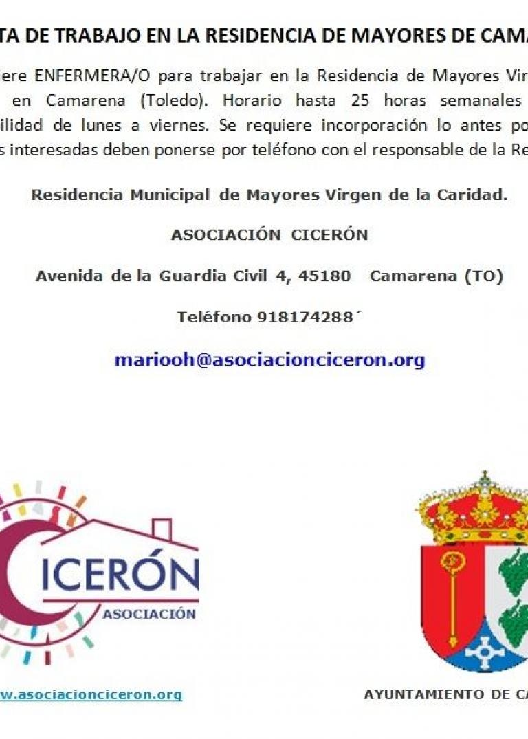 OFERTA DE EMPLEO EN CAMARENA