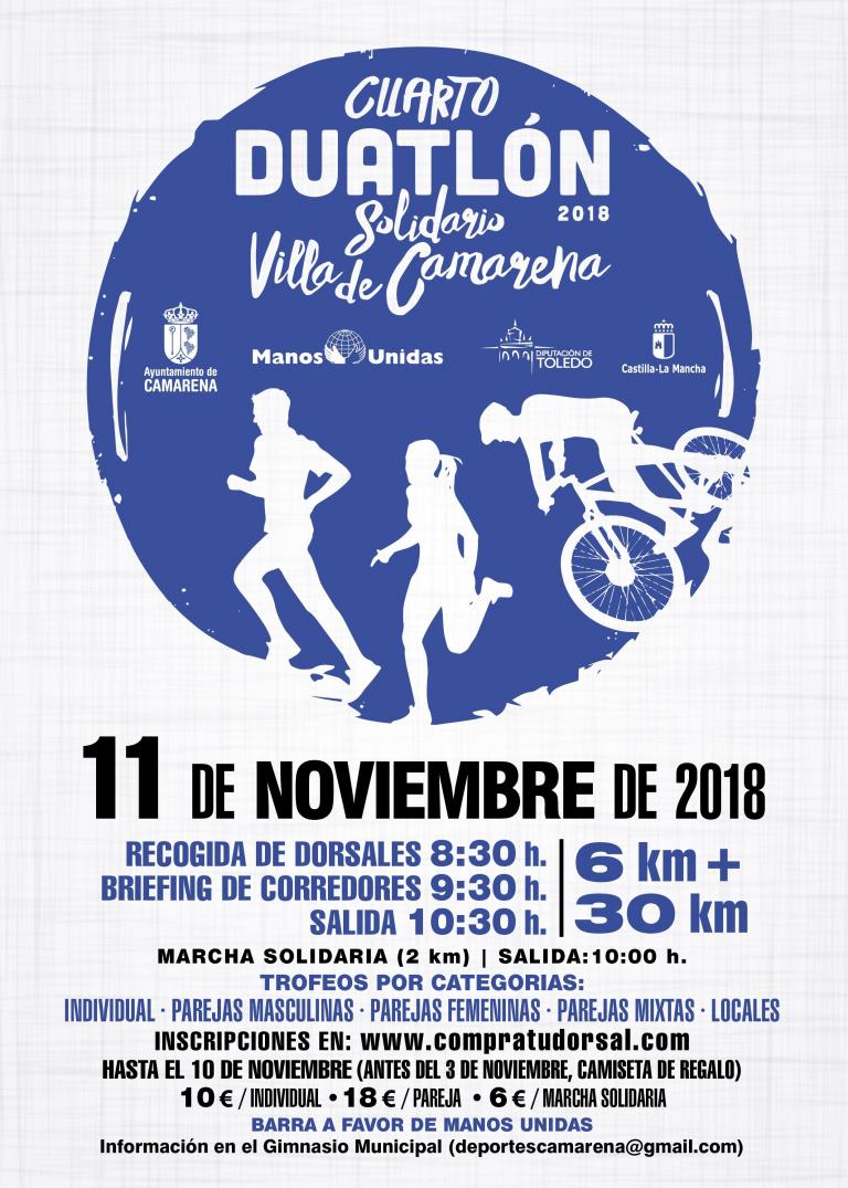 DUATLÓN SOLIDARIO VILLA DE CAMARENA 2018