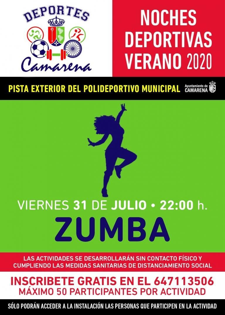 NOCHES DEPORTIVAS VERANO 2020: ZUMBA