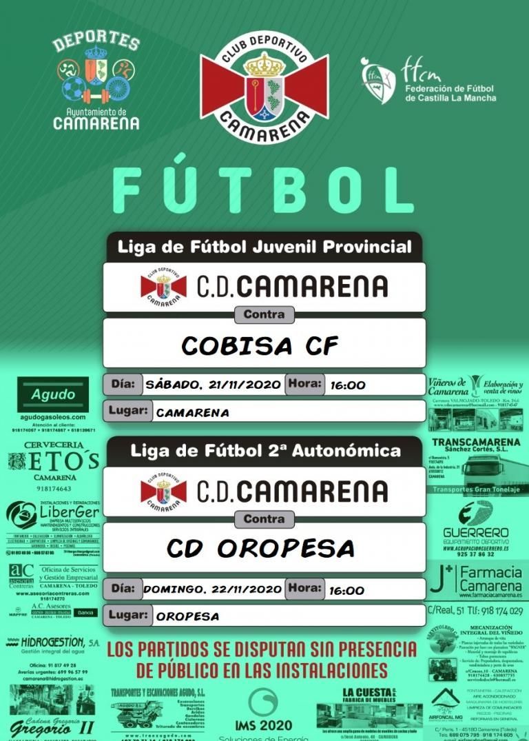 PARTIDOS DE FÚTBOL JUVENIL Y SENIOR