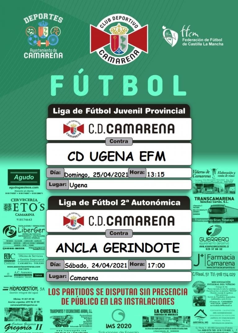 PARTIDOS DE FÚTBOL JUVENIL Y SENIOR