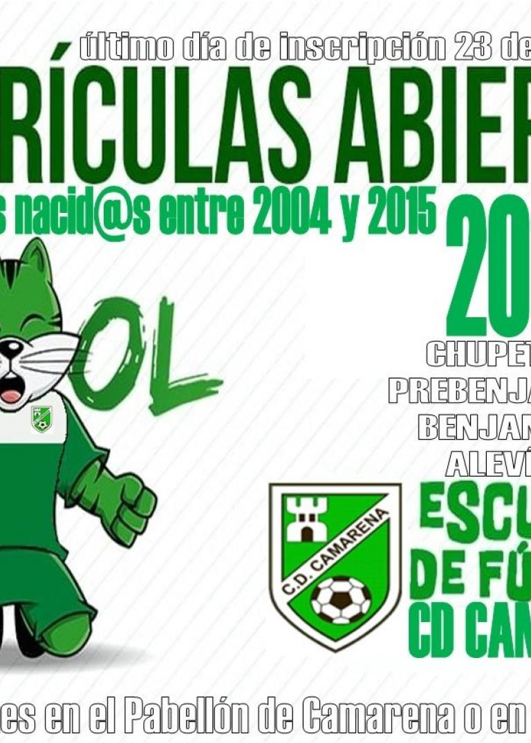ESCUELA DE FÚTBOL CD CAMARENA 2019/2020