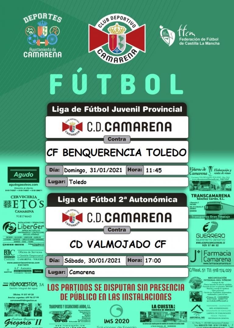 PARTIDOS DE FÚTBOL JUVENIL Y SENIOR