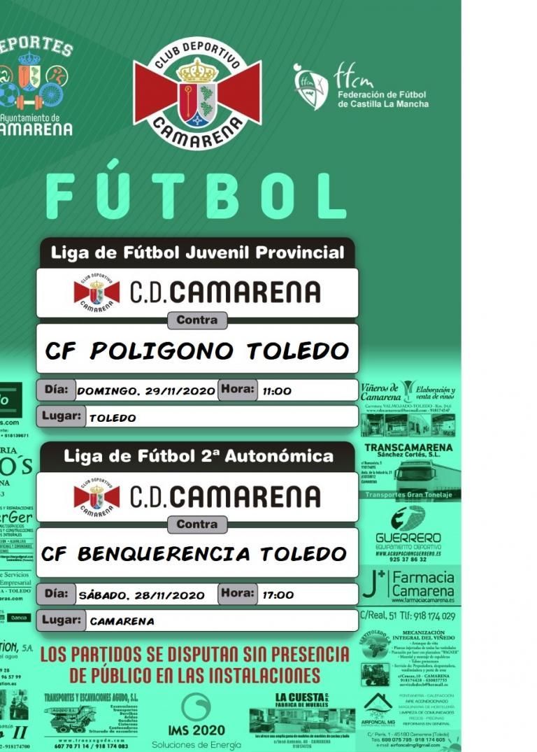 PARTIDOS DE FÚTBOL JUVENIL Y SENIOR