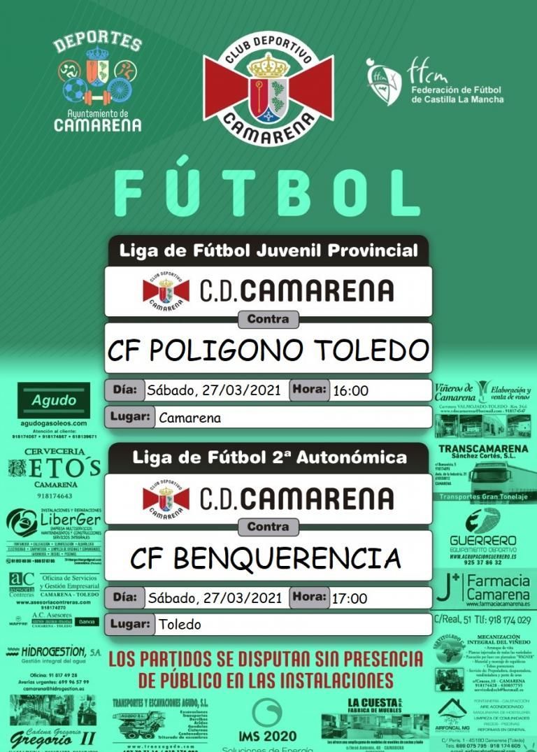 PARTIDOS DE FÚTBOL JUVENIL Y SENIOR