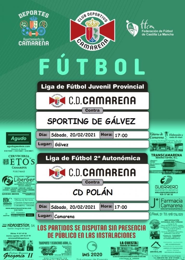PARTIDOS DE FÚTBOL JUVENIL Y SENIOR