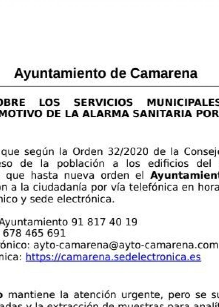SERVICIOS MUNICIPALES Y ACTIVIDAD ASISTENCIAL