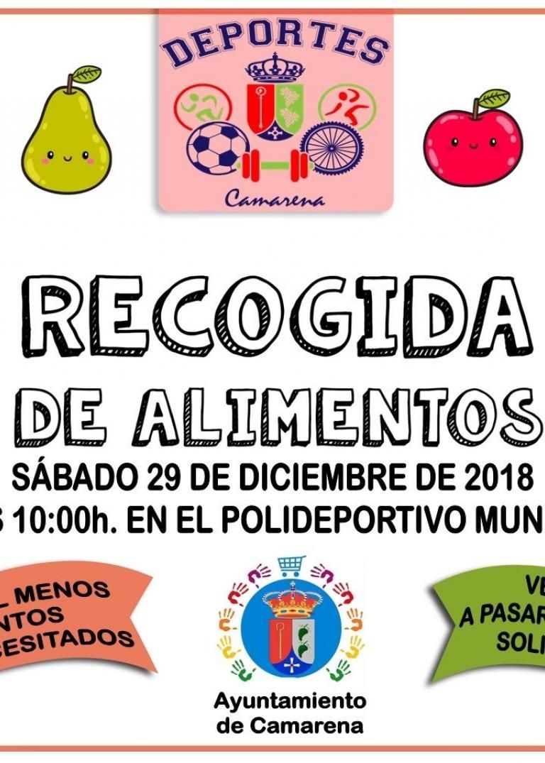 JORNADA DEPORTIVA DE RECOGIDA DE ALIMENTOS 2018