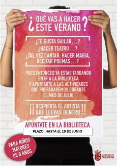 BIBLIOTECA: ACTIVIDADES DE VERANO 2019