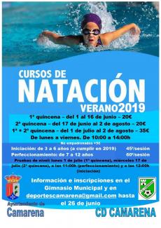CURSOS DE NATACIÓN 2019