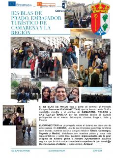 IES BLAS DE PRADO, EMBAJADOR TURÍSTICO DE CAMARENA Y LA REGIÓN