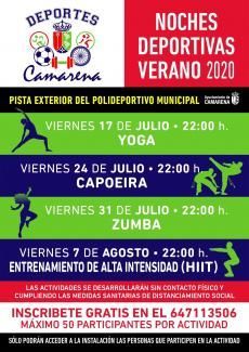 NOCHES DEPORTIVAS VERANO 2020