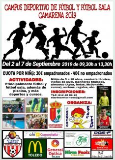 CAMPUS DEPORTIVO DE FÚTBOL Y FÚTBOL SALA