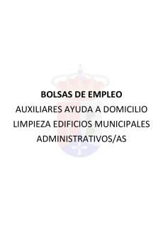 BOLSAS DE EMPLEO