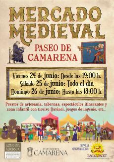 Mercado Medieval en el Paseo de Camarena 